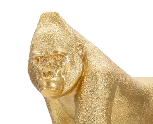 FURNLUX DEKORATION GORILLA GULD 30CM