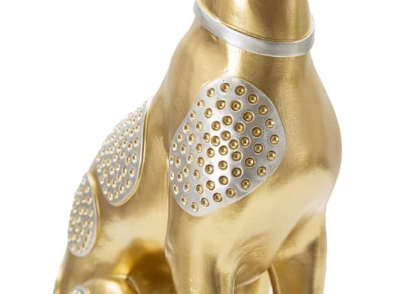 FURNLUX DEKORATION HUND GULD 20CM