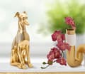Miniatyrbild 5 av 6: FURNLUX DEKORATION HUND GULD 20CM
