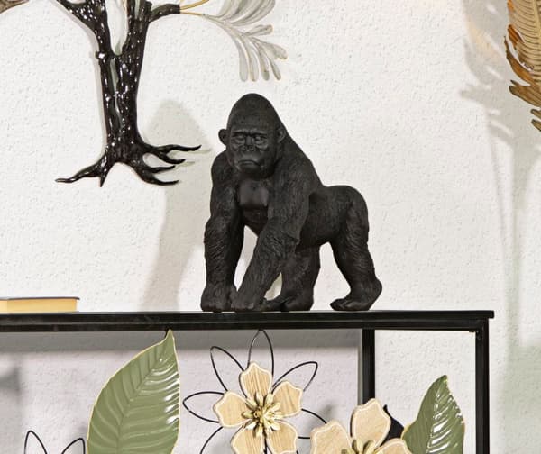 FURNLUX DEKORATION GORILLA SVART 35CM