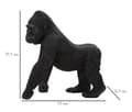 Miniatyrbild 10 av 10: FURNLUX DEKORATION GORILLA SVART 35CM
