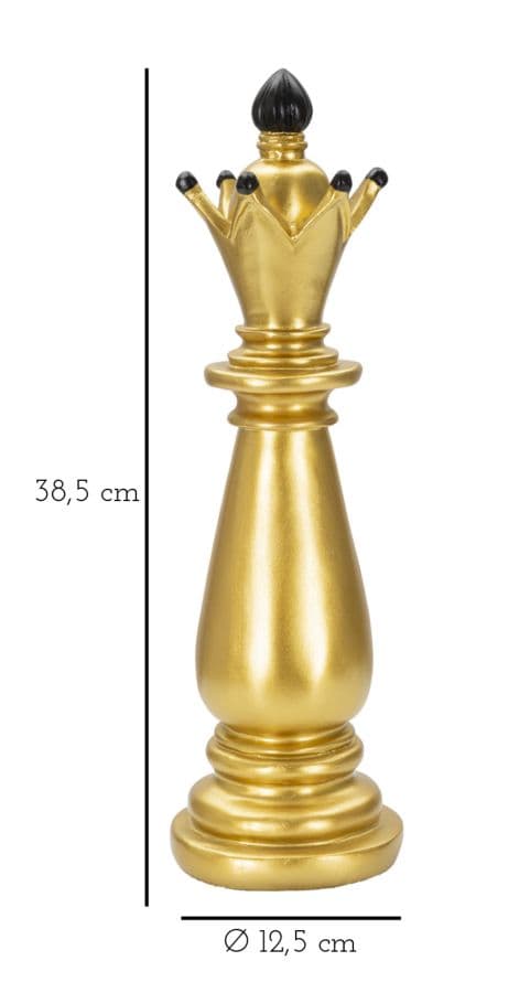 FURNLUX DEKORATION BISKOP GULD 13CM