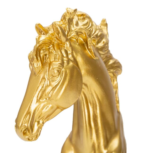 FURNLUX DEKORATION HEST GULD 14CM