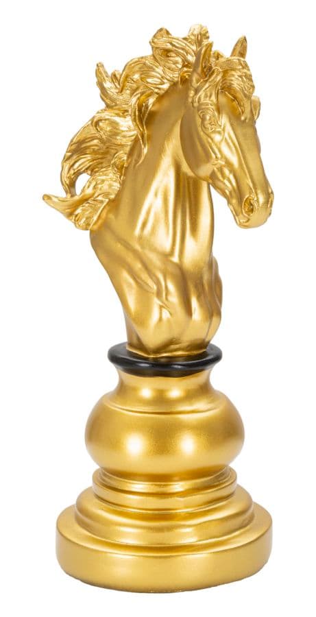 FURNLUX DEKORATION HEST GULD 14CM