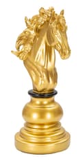 Miniatyrbillede 2 af 8: FURNLUX DEKORATION HEST GULD 14CM