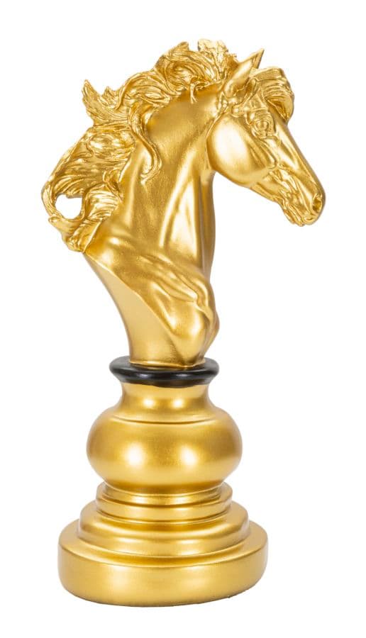 FURNLUX DEKORATION HÄST GULD 14CM