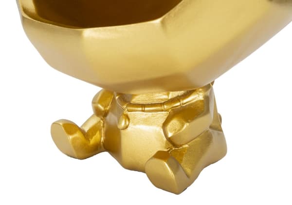 FURNLUX DEKORATION HUND GULD 17CM