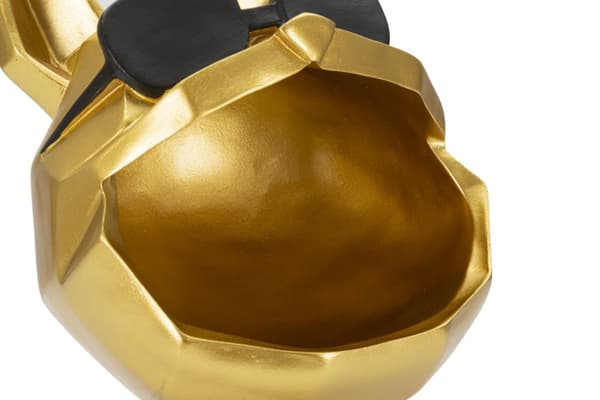 FURNLUX DEKORATION HUND GULD 17CM