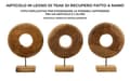 Miniatyrbild 7 av 10: FURNLUX DEKORATION DORAT BRUN 28CM