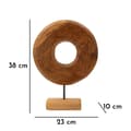 Miniatyrbild 10 av 10: FURNLUX DEKORATION DORAT BRUN 28CM
