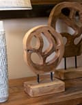 Miniatyrbild 9 av 10: FURNLUX DEKORATION LUBANG BRUN 18CM