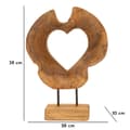 Miniatyrbild 11 av 11: FURNLUX DEKORATION HASI BRUN 28CM