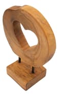 Miniatyrbild 3 av 9: FURNLUX DEKORATION HASI BRUN 20CM