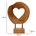 Miniatyrbild 9 av 9: FURNLUX DEKORATION HASI BRUN 20CM