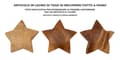 Miniatyrbild 7 av 10: FURNLUX DEKORATION BINTANG BRUN 19CM