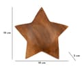 Miniatyrbild 10 av 10: FURNLUX DEKORATION BINTANG BRUN 19CM