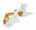 Miniatyrbild 3 av 7: FURNLUX DEKORATION LEOPARD VIT 53CM