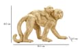 Miniatyrbild 6 av 6: FURNLUX DEKORATION APA GULD 30CM