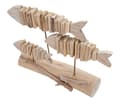 Miniatyrbild 3 av 7: FURNLUX DEKORATION FISK BEIGE 37CM