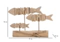 Miniatyrbild 7 av 7: FURNLUX DEKORATION FISK BEIGE 37CM