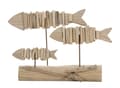 Miniatyrbild 1 av 7: FURNLUX DEKORATION FISK BEIGE 37CM