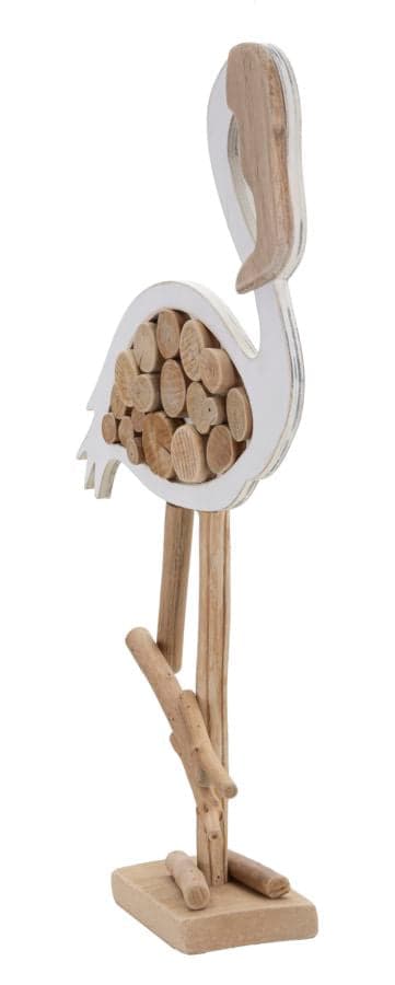 FURNLUX DEKORATION FLAMINGO VIT 31CM