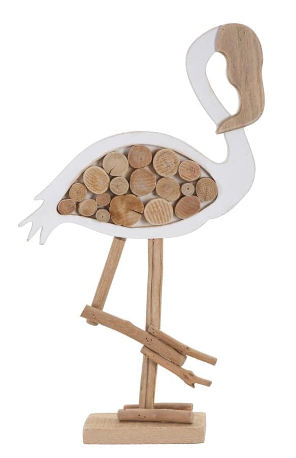 FURNLUX DEKORATION FLAMINGO VIT 31CM