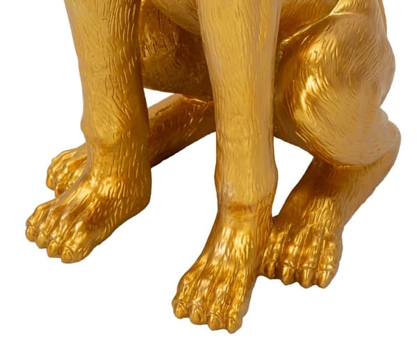 FURNLUX DEKORATION HUND GULD 27CM