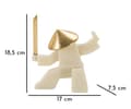 Miniatyrbild 7 av 7: FURNLUX DEKORATION SAMIRA VIT 17CM