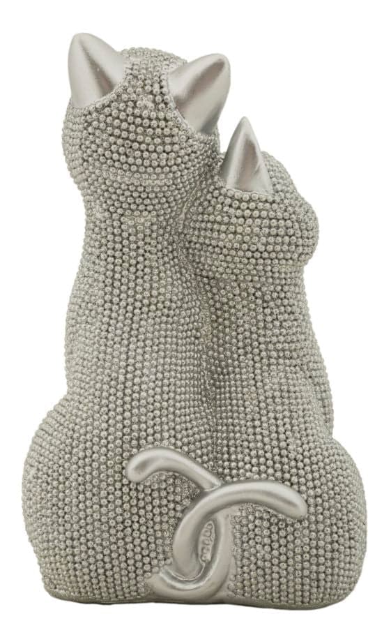 FURNLUX DEKORATION GNISTRANDE SILVER 13CM