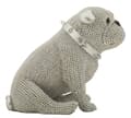 Miniatyrbild 2 av 6: FURNLUX DEKORATION HUND SILVER 17CM