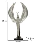 Miniatyrbild 6 av 6: FURNLUX DEKORATION GNISTRANDE SILVER 26CM