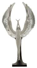 Miniatyrbild 1 av 6: FURNLUX DEKORATION GNISTRANDE SILVER 26CM