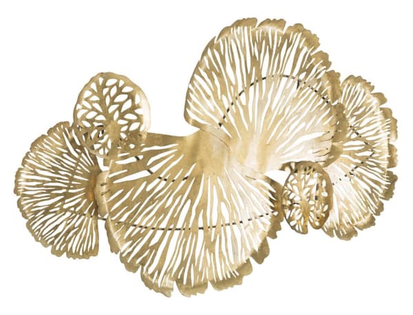FURNLUX VÄGGKONST IRIS GULD 115CM