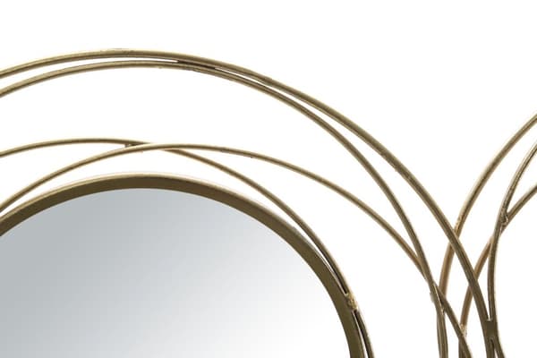 FURNLUX VÄGGKONST SPEGEL GULD 125CM