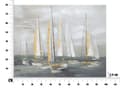 Miniatyrbild 6 av 6: FURNLUX VÄGGKONST BÅT GRÅ 100CM