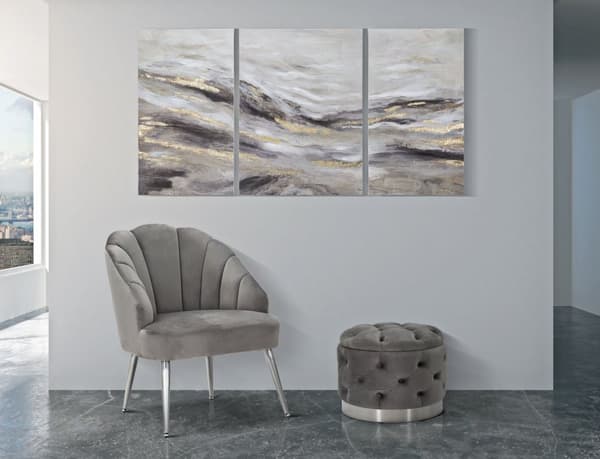 FURNLUX VÄGGKONST MONTY GOLD 150CM (3 ST)
