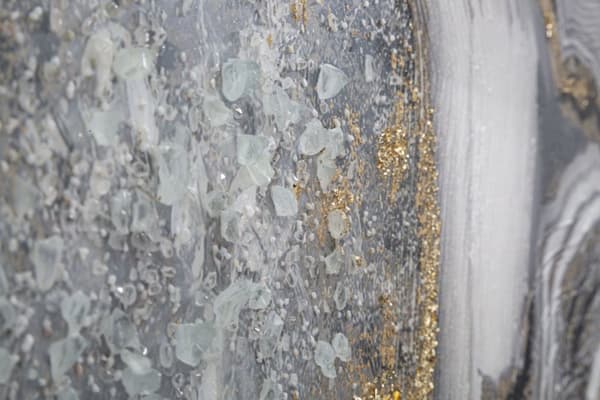FURNLUX VÄGGKONST GROTTA GRÅ 120CM