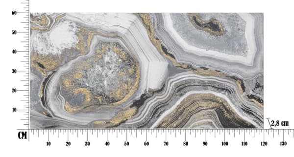 FURNLUX VÄGGKONST GROTTA GRÅ 120CM