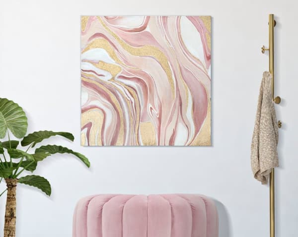 FURNLUX VÄGGKONST PINY PINK 80CM