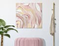 Miniatyrbild 5 av 6: FURNLUX VÄGGKONST PINY PINK 80CM