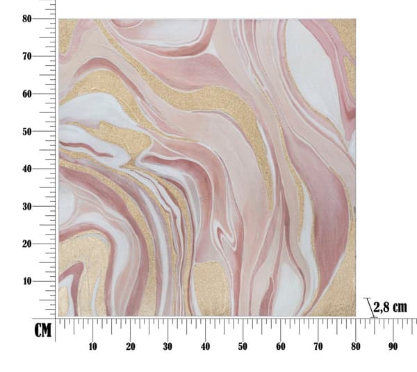 FURNLUX VÄGGKONST PINY PINK 80CM