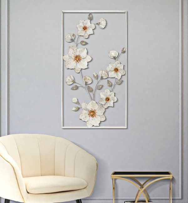 FURNLUX VÄGGKONST FLIX VIT 50CM
