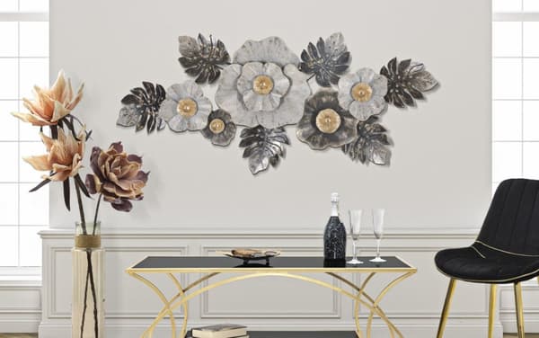 FURNLUX VÄGGKONST EDY GRÅ 152CM