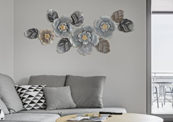FURNLUX VÆGKUNST GRÅ GRÅ 158CM