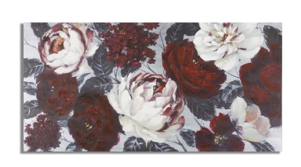 FURNLUX VÄGGKONST BLOMMA RÖD 120CM
