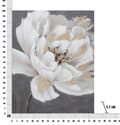 Miniatyrbild 6 av 6: FURNLUX VÄGGKONST BLOMMA VIT 80CM