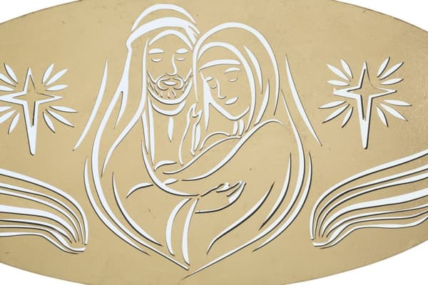FURNLUX VÄGGKONST NAT GULD 120CM