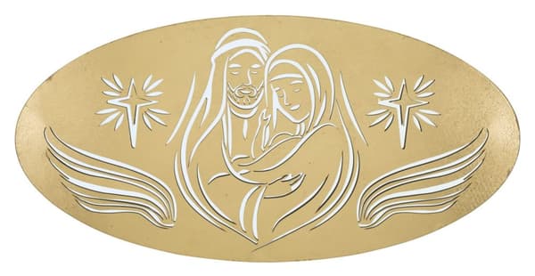 FURNLUX VÄGGKONST NAT GULD 120CM