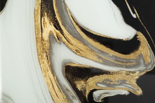 FURNLUX VÄGGKONST SPÖKLIK GULD 80CM